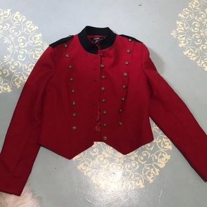 Red jacket